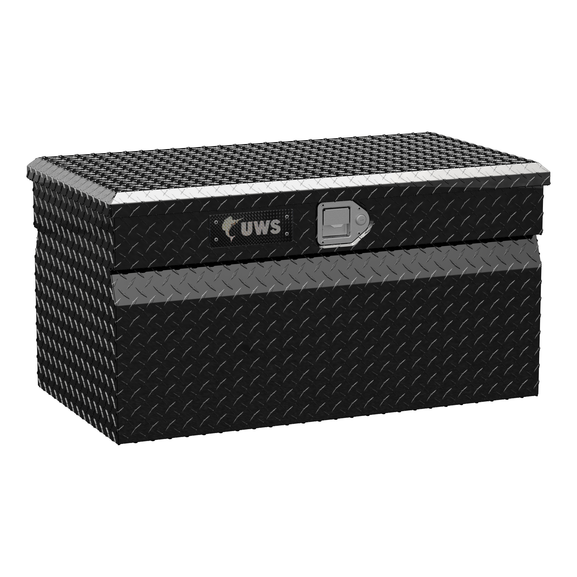 UWS, 36in. Utility Chest Box, Width 36.875 in, Material Aluminum, Color Finish Gloss Black, Model# EC20152